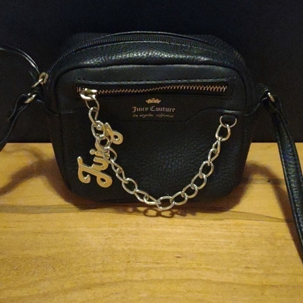 Vintage Juicy Couture‎ small black crossbody bag
